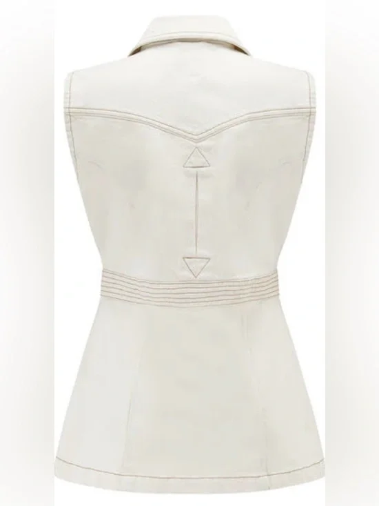 Seventy + Mochi ecru Ani Vest - Picture 4 of 5